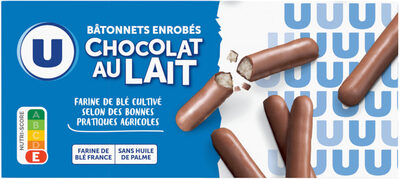 Gâteaux Bâtonnets au chocolat au lait, paquet 150g