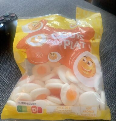 Bonbons gélifiés Oeufs au Plat - sachet 250g