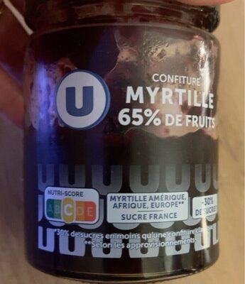 Confiture myrtille