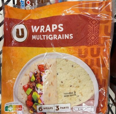Wraps multigrains - X6 370g