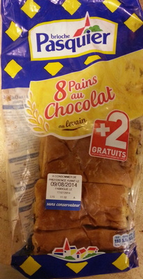 8 pains au chocolat au levain