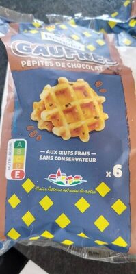 Gaufres pépites de chocolat