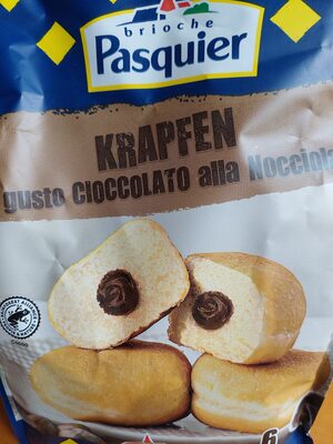 6 krapfen gusto cioccolato alla nocciola