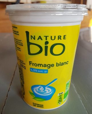Fromage Blanc Nature, 4,3% De Matières Grasses, Bio