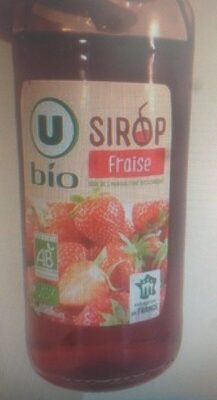 Sirop de fraise U bio