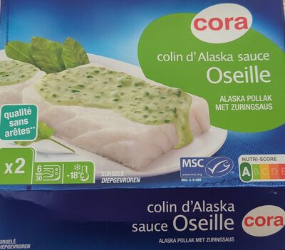 Colin d'alaska sauce Oseille CORA