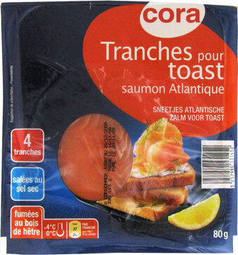 Tranches Saumon Fumé Norvège Pour Toast