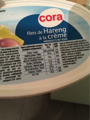 Filets de Harengs à la Crème