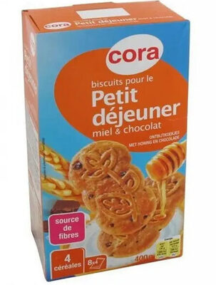 Biscuits pour le Petit déjeuner miel & chocolat