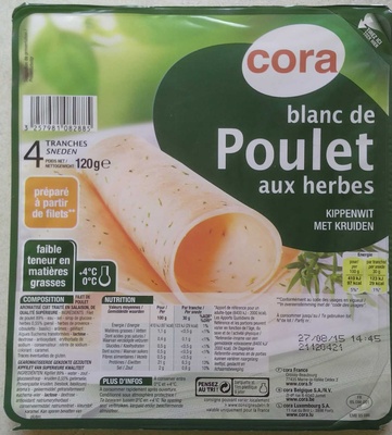 Blanc de poulet aux herbes