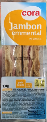 Jambon Emmental - Sandwich au pain polaire