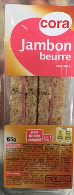 Sandwich jambon beurre