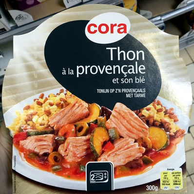Thon à la provençale et son blé