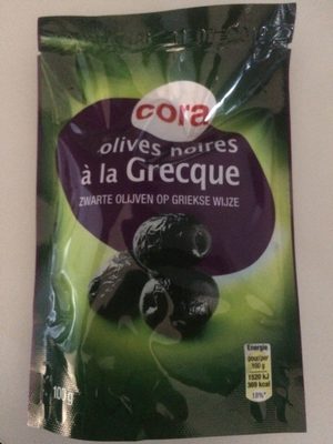 Olives noires à la grecque