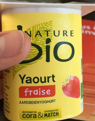 Yaourt bio aux fraises, 4x125g