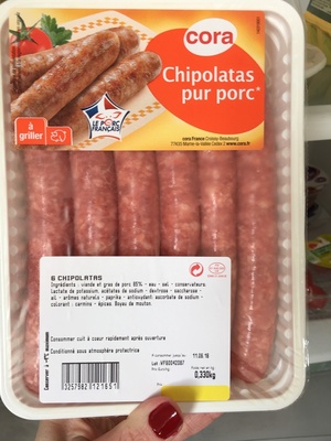 Chipolatas pur porc