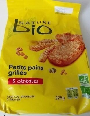 Nature bio petits pains grillés