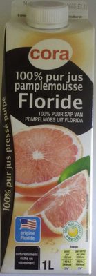 100% pur jus pamplemousse Floride