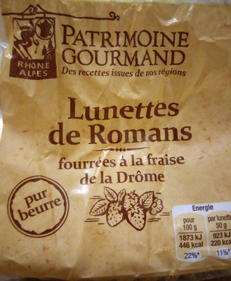 Lunettes De Romans Fourrées à La Fraise De La Drôme