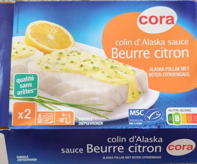 Colin d alaska sauce au beurre citron