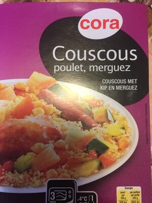 Couscous aux légumes,poulet et merguez