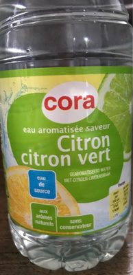 Eau aromatisée citron citron vert