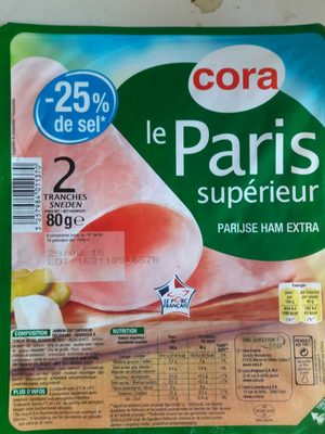 Le Paris supérieur (-25% de sel)