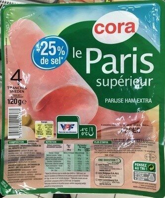 Le Paris supérieur (-25% de sel)