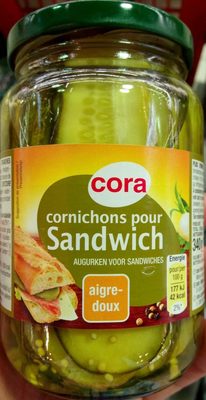 Cornichons pour Sandwich Aigre-Doux