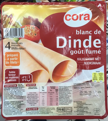Blanc de Dinde goût fumé (4 tranches)