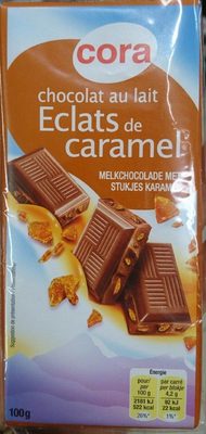 Chocolat au lait éclats de caramel