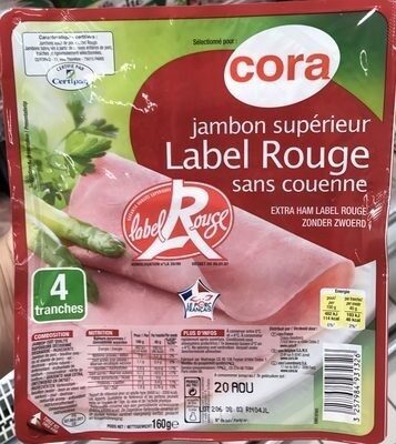 Jambon supérieur Label Rouge sans couenne