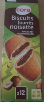 Biscuit fourres noisette