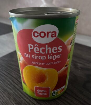 Pêches au sirop léger