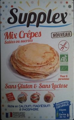 Préparation mix crêpes pancakes gaufres blinis sans gluten bio
