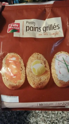 Petits pains grilles au blé complet