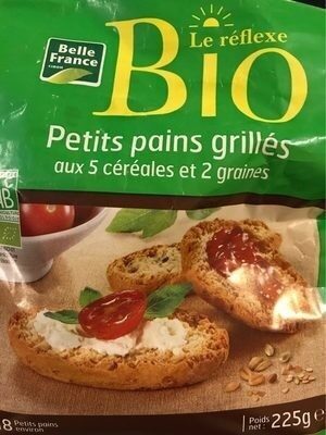 Petits pains grillés aux 5 céréales et 2 graines