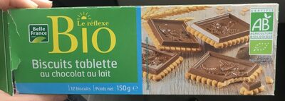Boscuits tablette au chocolat au lait
