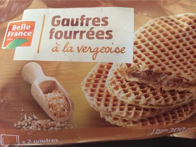 Gaufres fourrées à la vergeoise