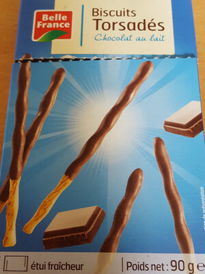 Biscuits torsades  chocolat au lait