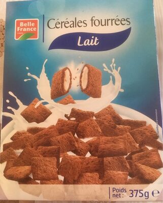 Céréales fourrées au lait