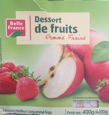 Dessert de fruits (Pomme-Fraise)