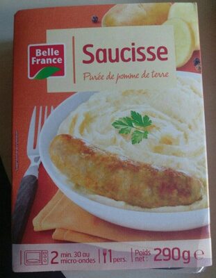 Saucisse Purée de pomme de terre