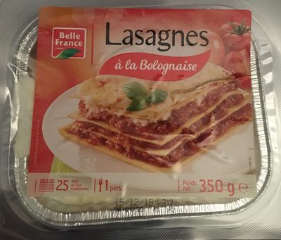 Lasagnes à la bolognaise