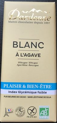Chocolat blanc à l’agave