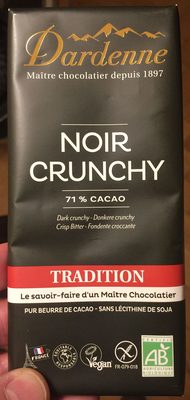 Chocolat Noir crunchy de marron
