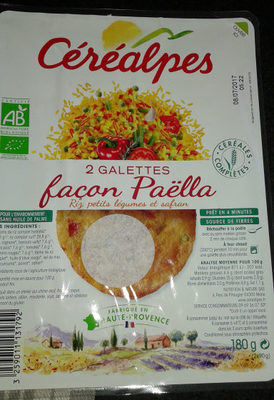 Galette Riz Safran
