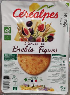 2 Galettes Brebis - Figues