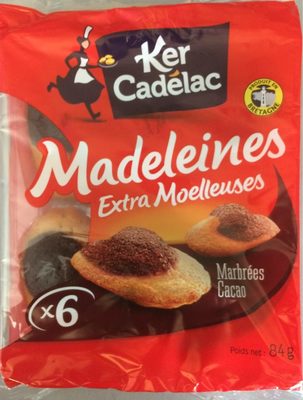 Madeleines Extra Moelleuses Marbrées Cacao