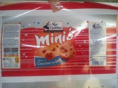 Mini's pépites de  chocolat au lait